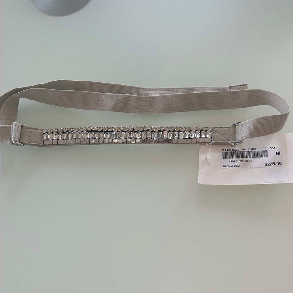 MaxMara Silver Eufemia Women's Belt